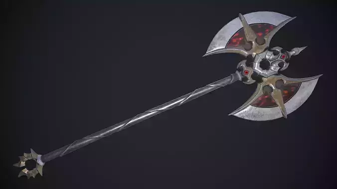 Fantasy Axe 3D Model