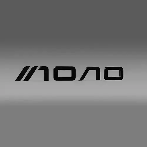 Mono logo 3D model