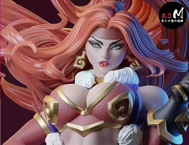 Red Monika CHARACTER BY ESM 3D print model Red Monika CHARACTER BY ESM 3D print model