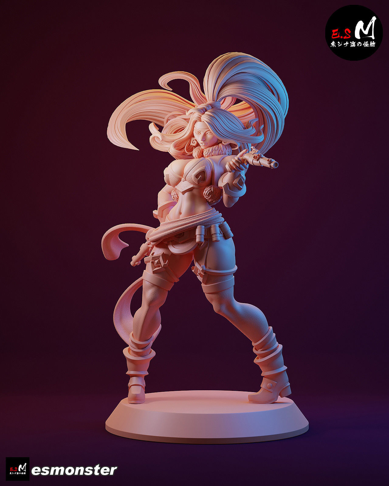 Red Monika CHARACTER BY ESM 3D print model_40