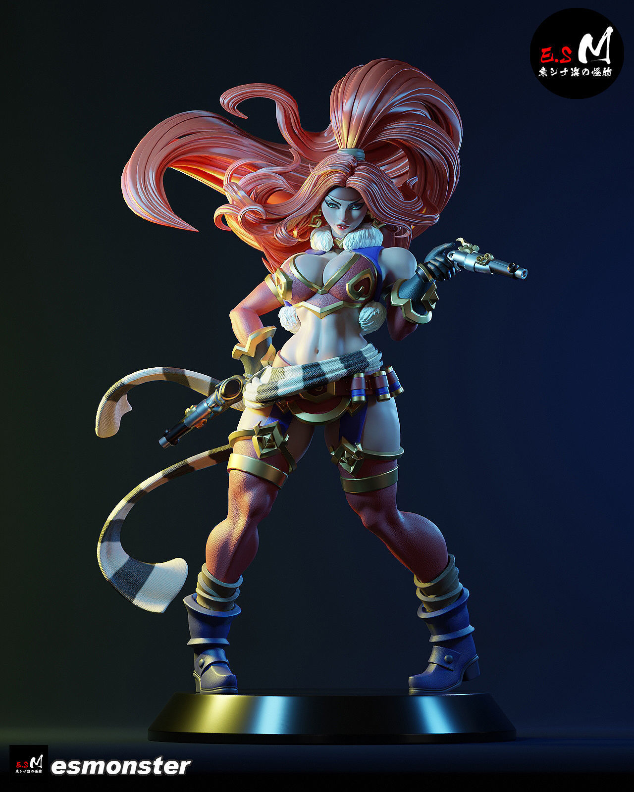 Red Monika CHARACTER BY ESM 3D print model_27