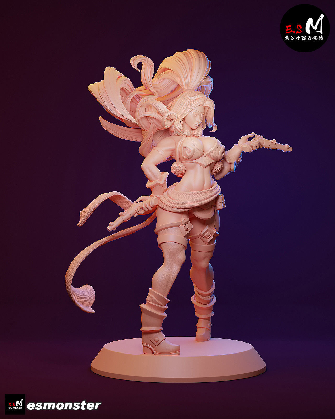 Red Monika CHARACTER BY ESM 3D print model_37