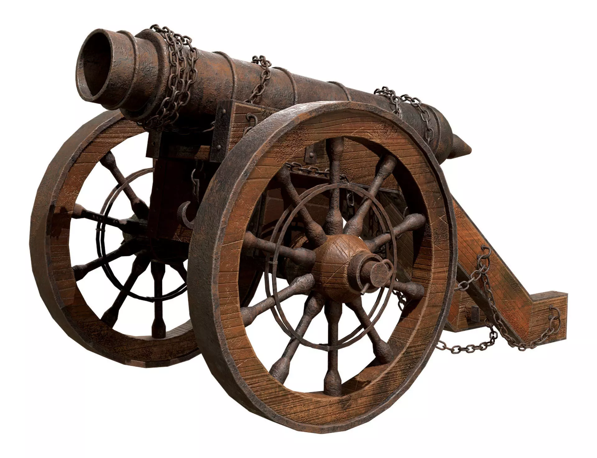 Cannon-5-Old Version Low-poly 3D model