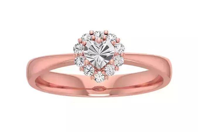 Women Wedding Engagement Halo Ring
