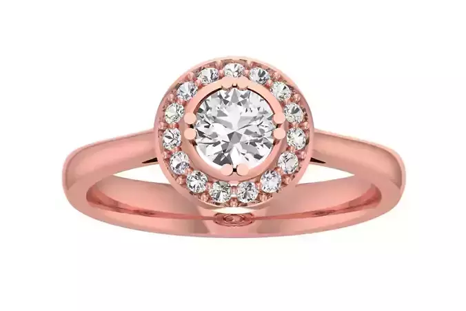 Women Wedding Engagement Halo Ring