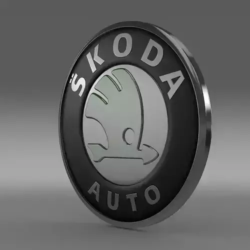 Scoda old logo 3D model