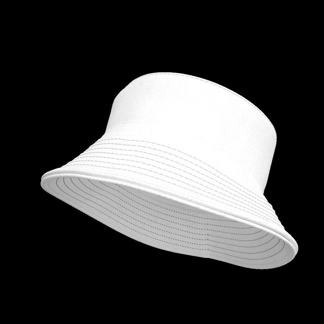 BUCKET-HAT Low-poly 3D model_5