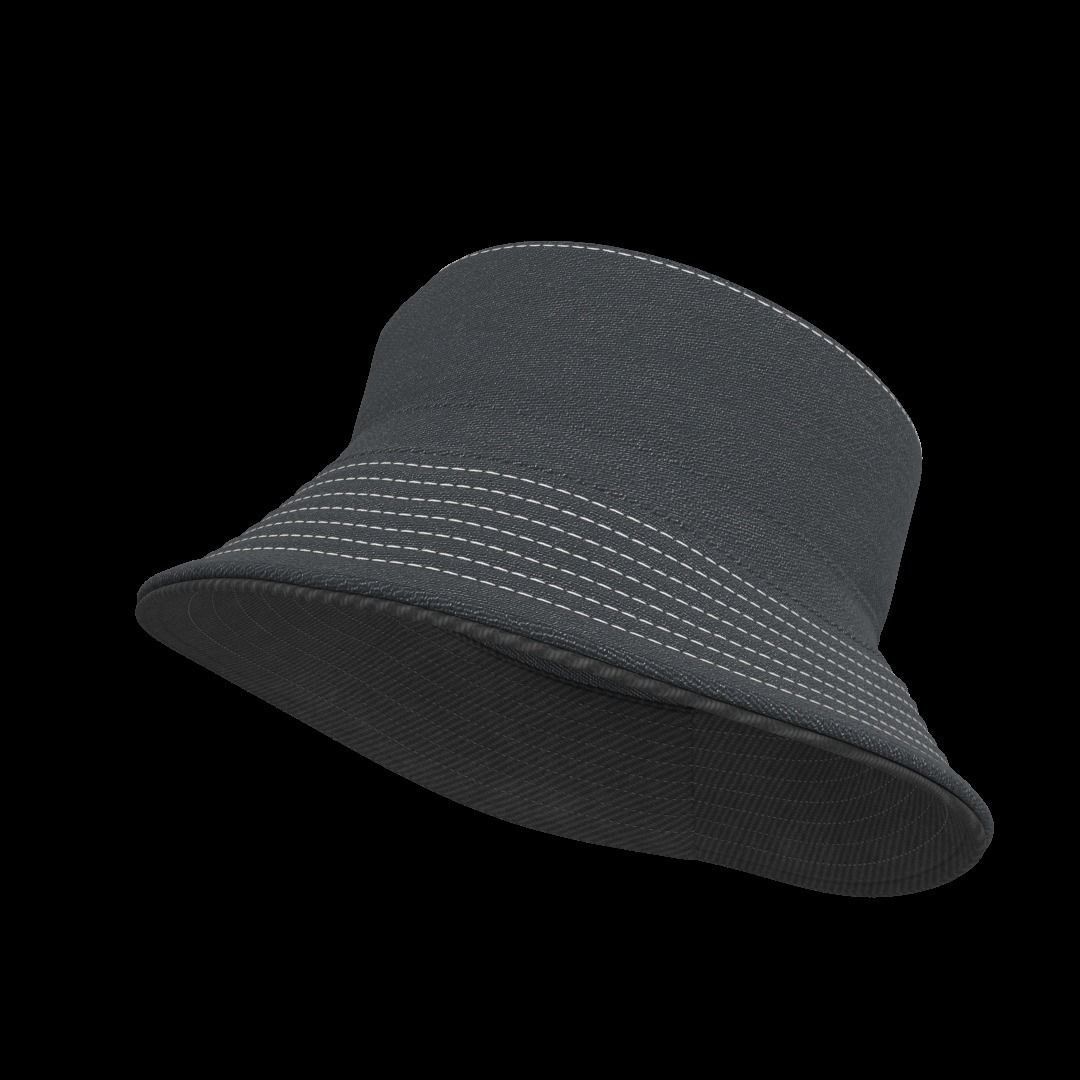 BUCKET-HAT Low-poly 3D model_8