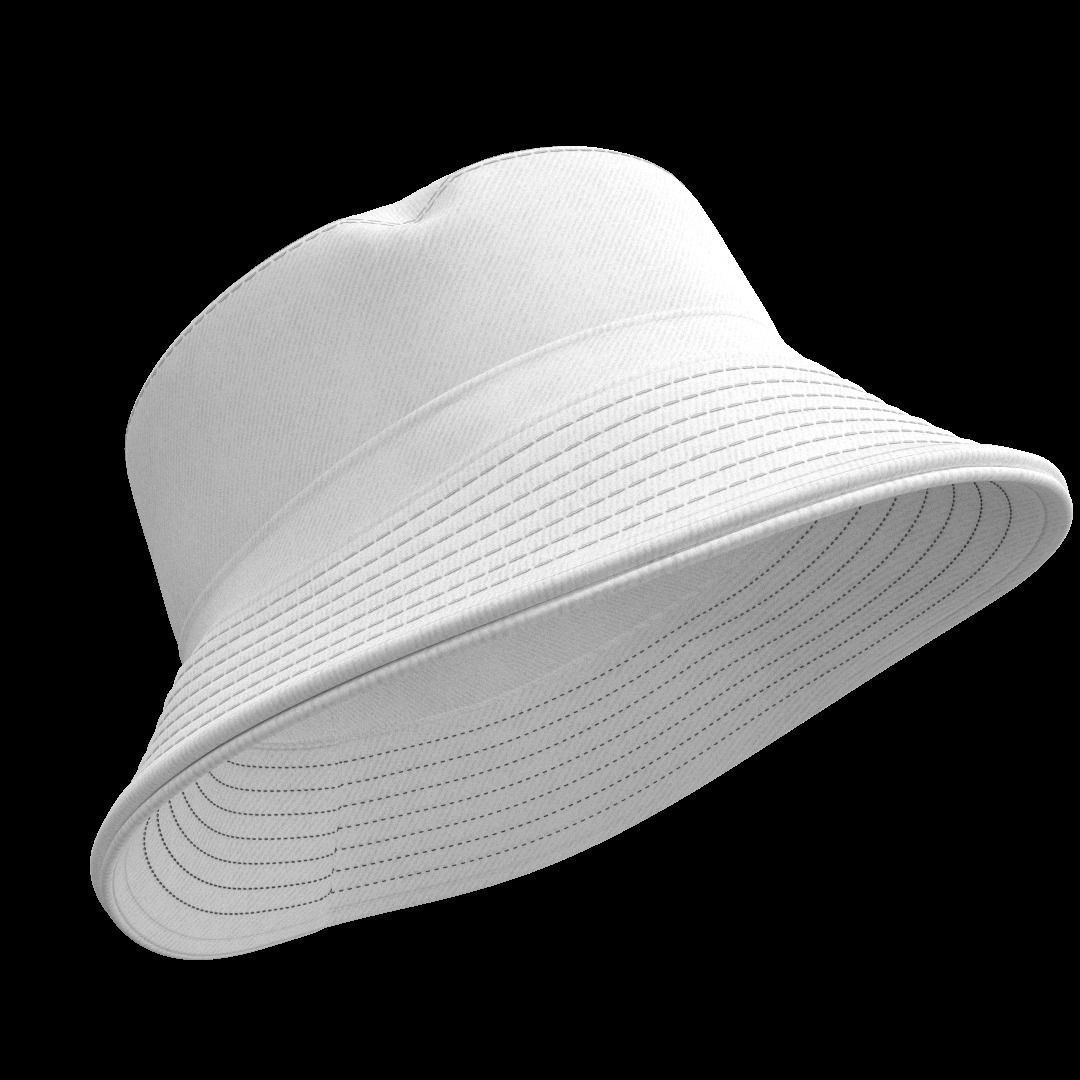 BUCKET-HAT Low-poly 3D model_12