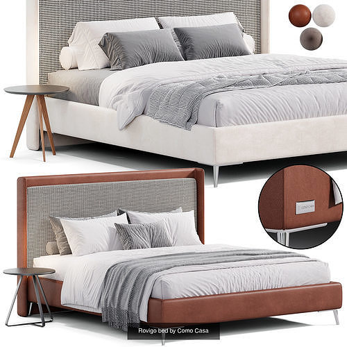 Bed collection N18 3D Model Pack 4