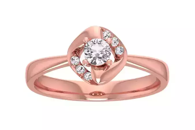 Women Wedding Engagement Halo Ring