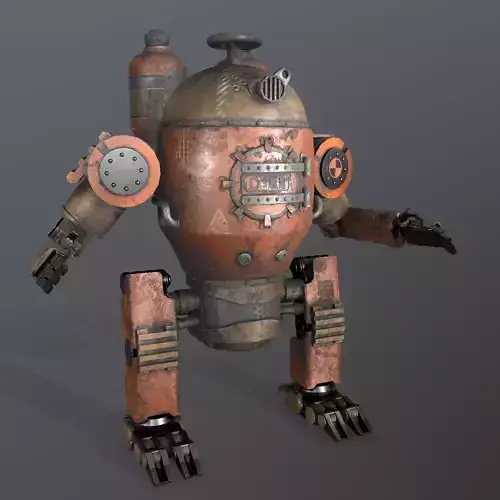 Small Robot Low-poly 3D model