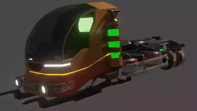 S-MPT 001 Multipurpose Truck Cyberpunk Theme 