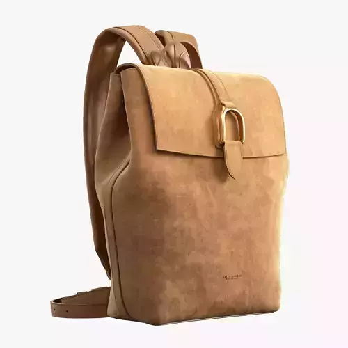 Ralph Lauren Welington Suede Backpack Fawn 3D model