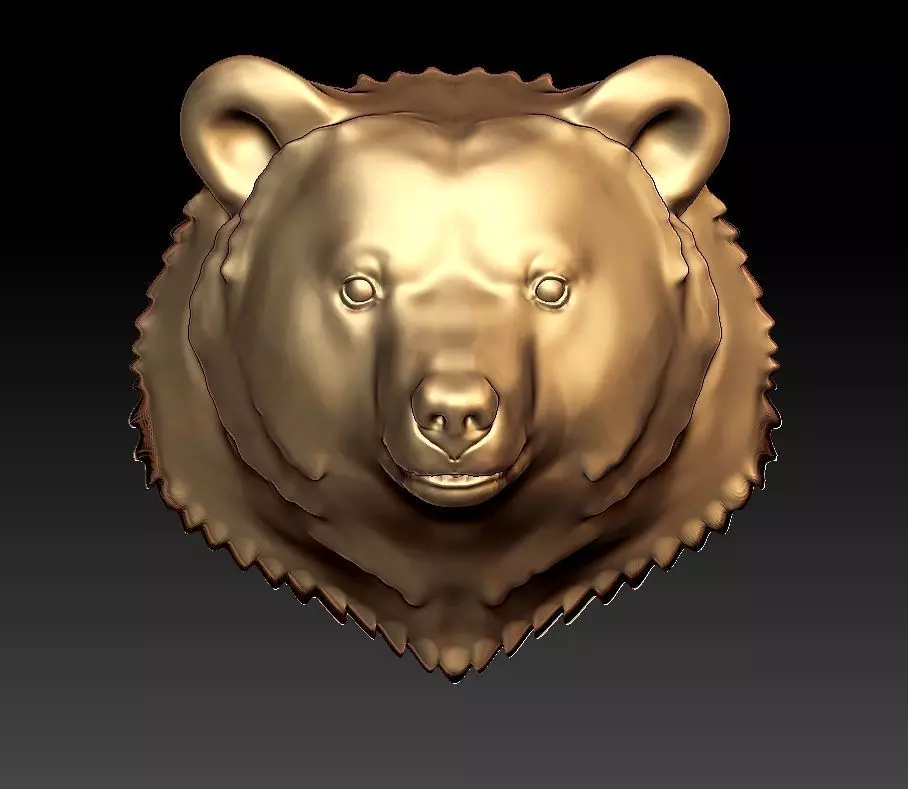 Bear Pendant 3D print model