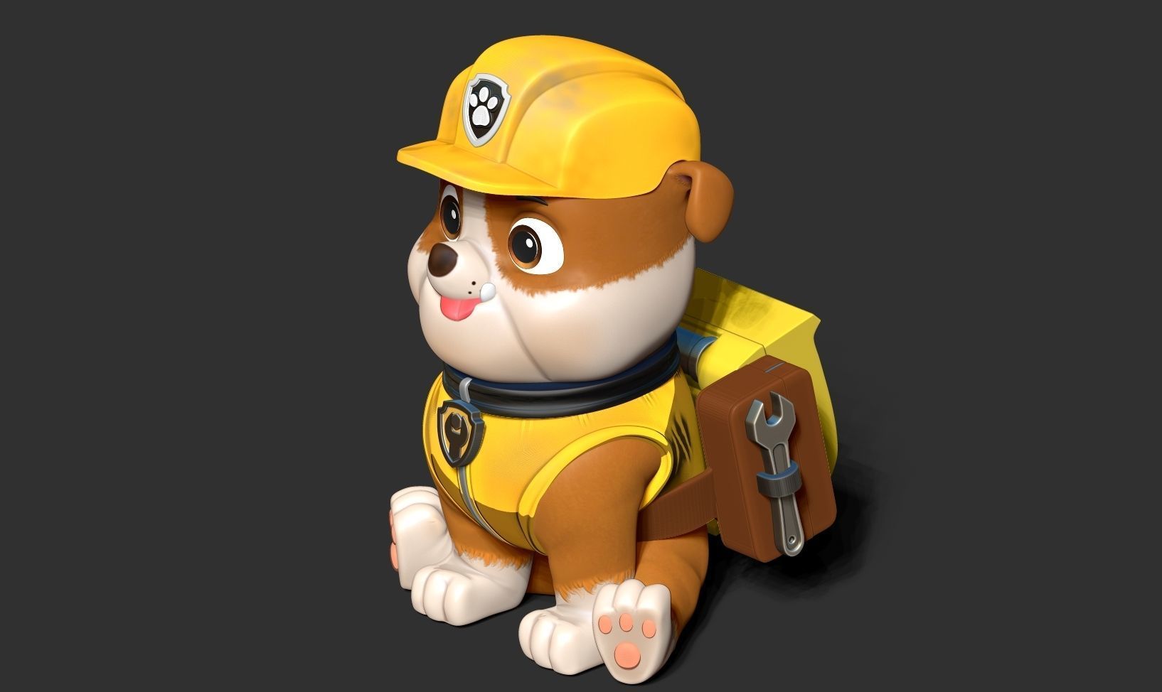 Rubble - Paw Patrol Fanart 3D print model_18