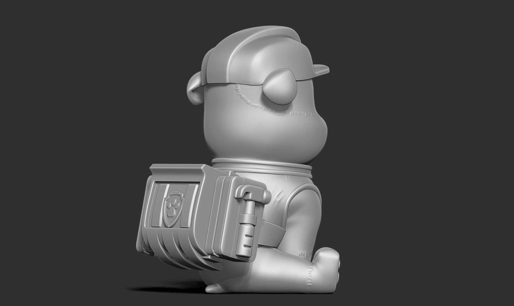 Rubble - Paw Patrol Fanart 3D print model_9