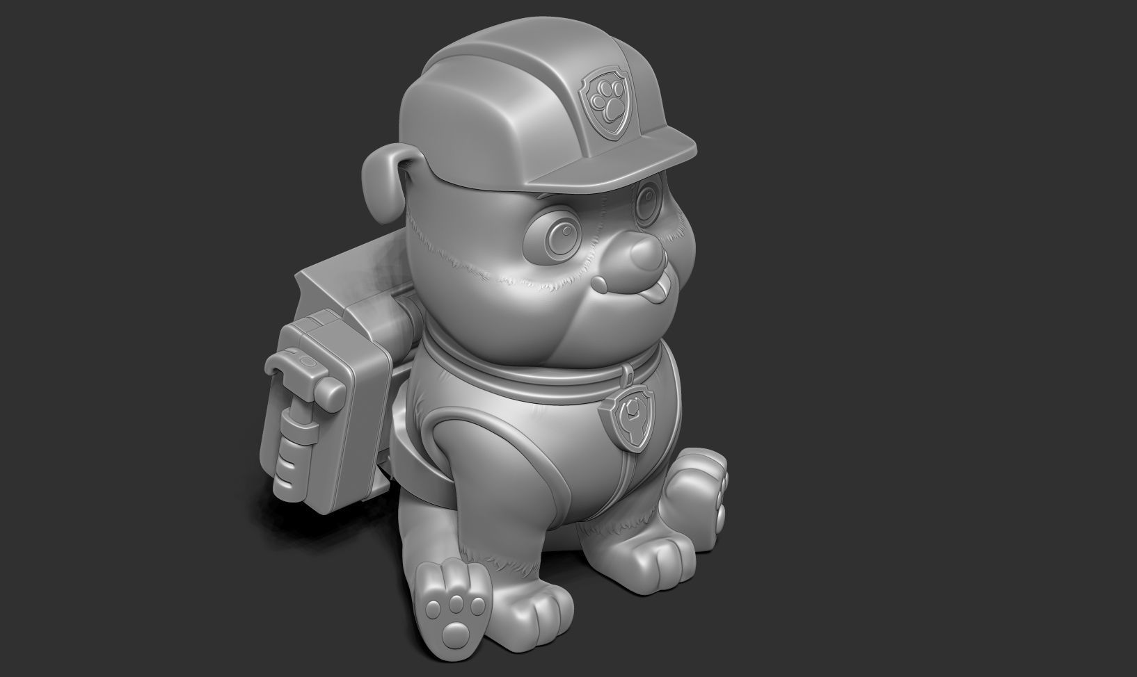 Rubble - Paw Patrol Fanart 3D print model_17