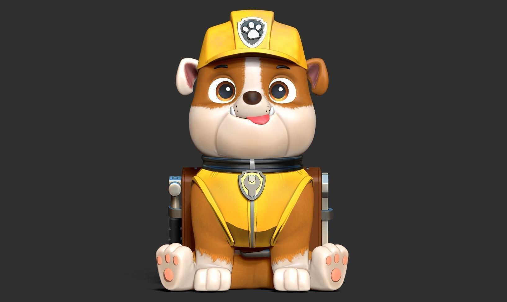 Rubble - Paw Patrol Fanart 3D print model_10