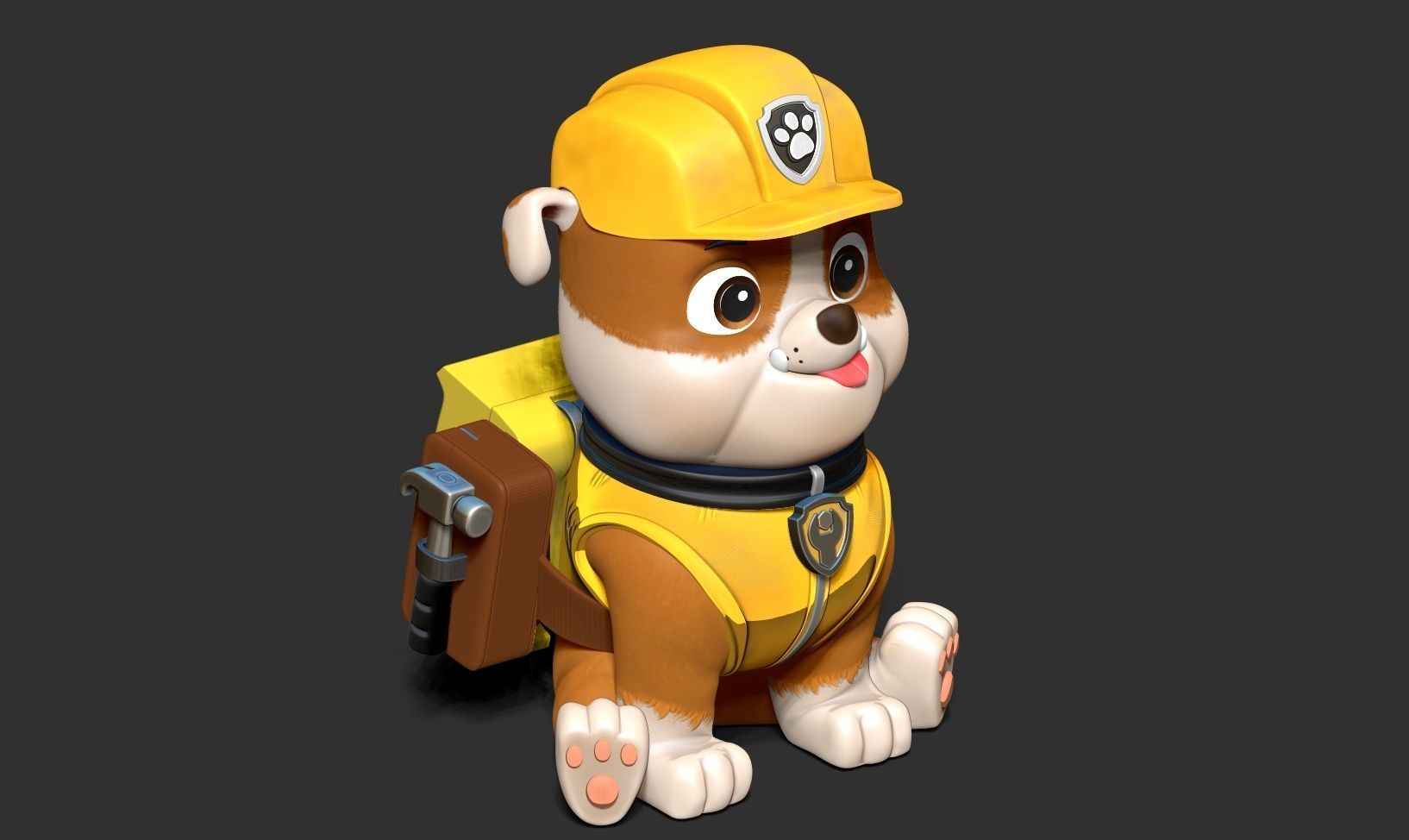 Rubble - Paw Patrol Fanart 3D print model_16
