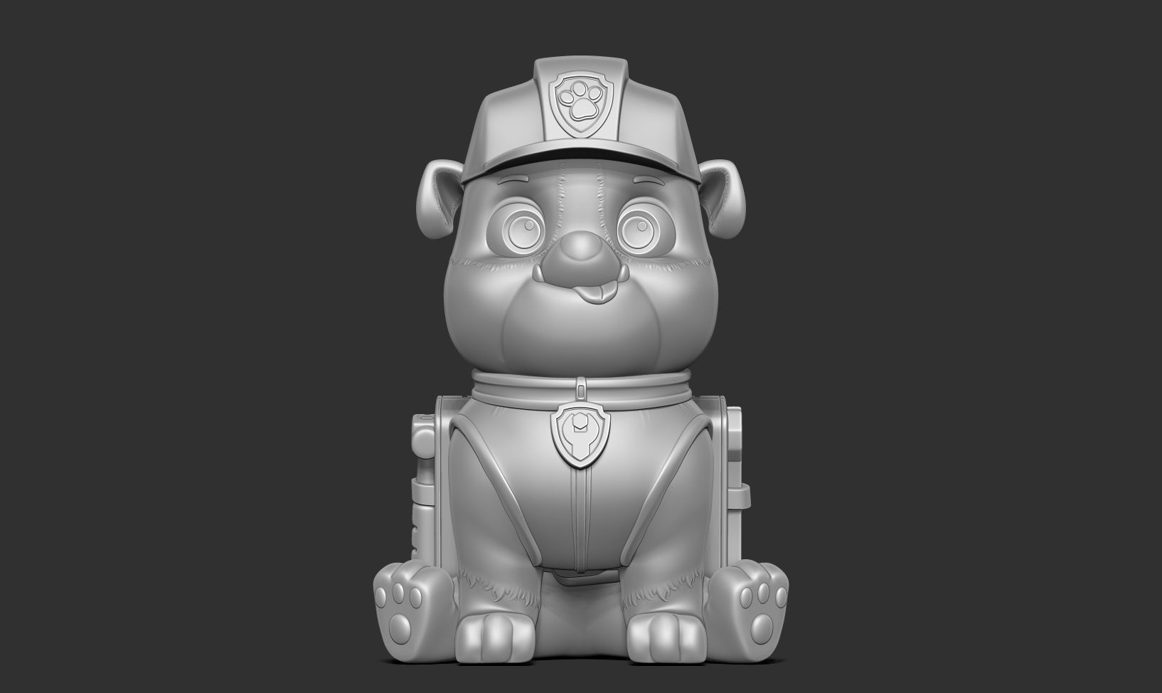Rubble - Paw Patrol Fanart 3D print model_11