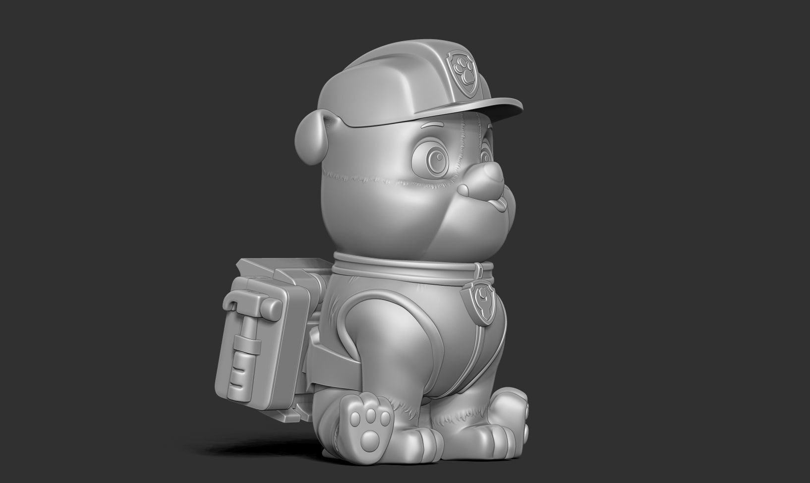 Rubble - Paw Patrol Fanart 3D print model_15