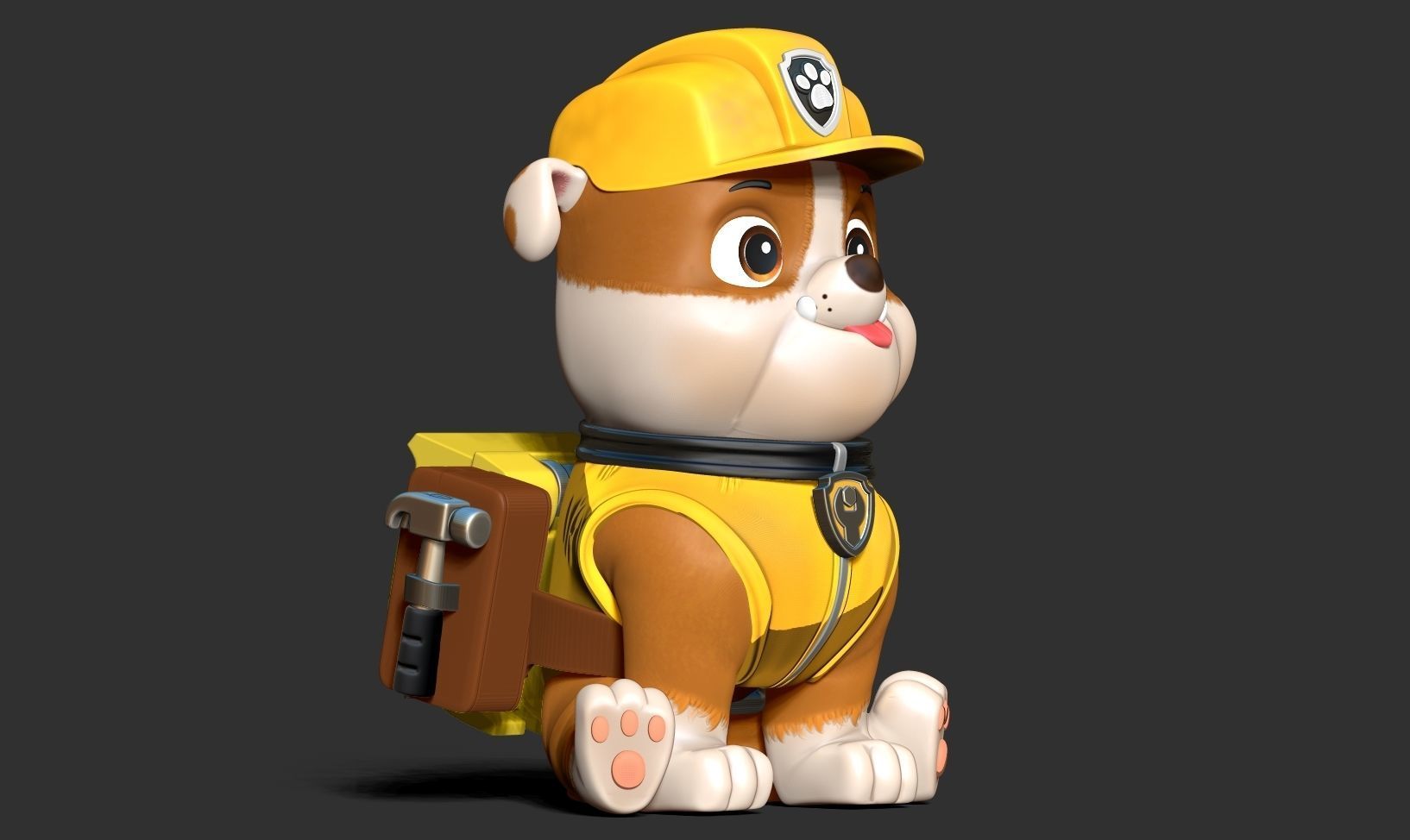 Rubble - Paw Patrol Fanart 3D print model_14