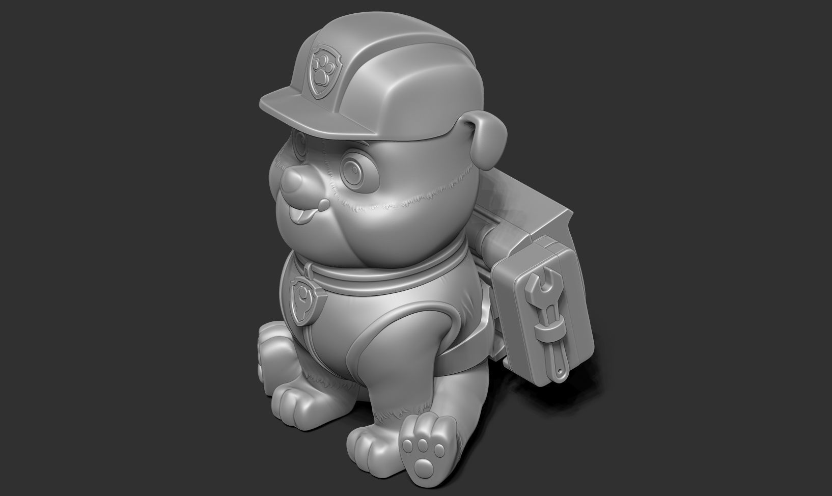 Rubble - Paw Patrol Fanart 3D print model_19
