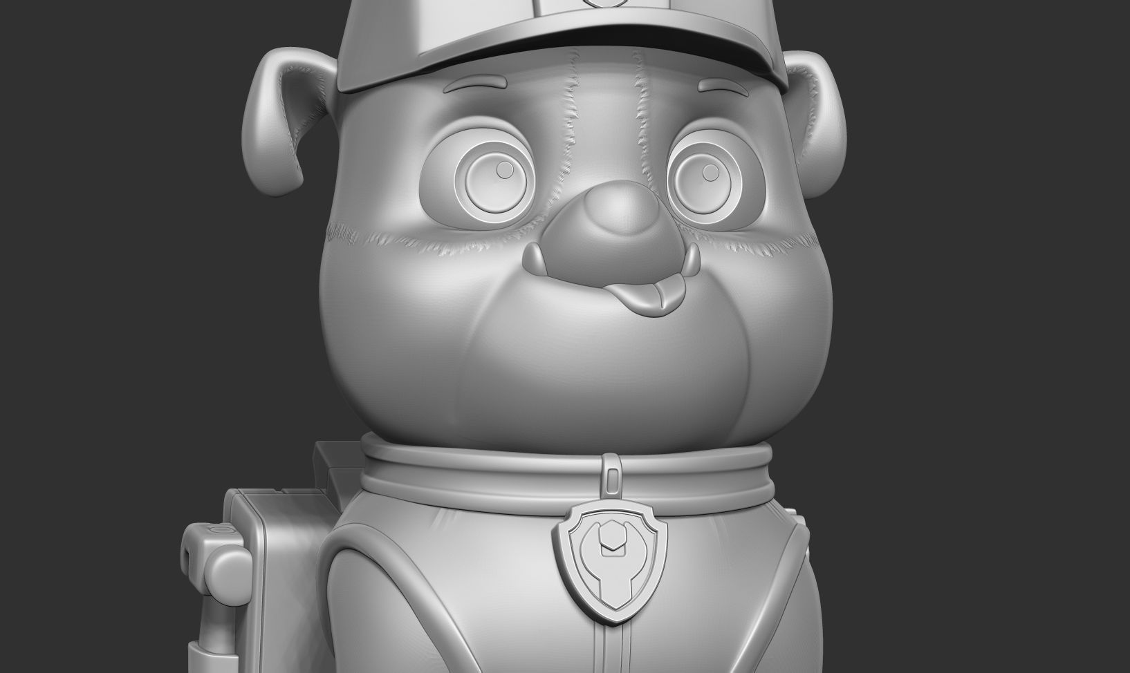 Rubble - Paw Patrol Fanart 3D print model_8