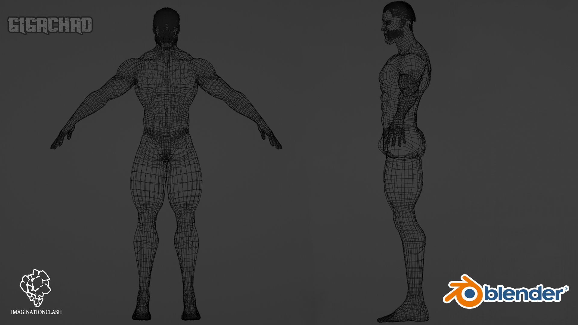 GIGACHAD Male 3D model_8