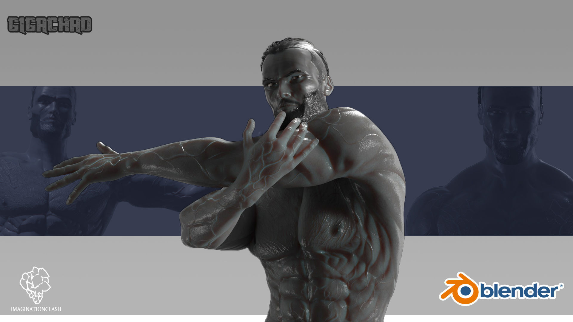 GIGACHAD Male 3D model_4