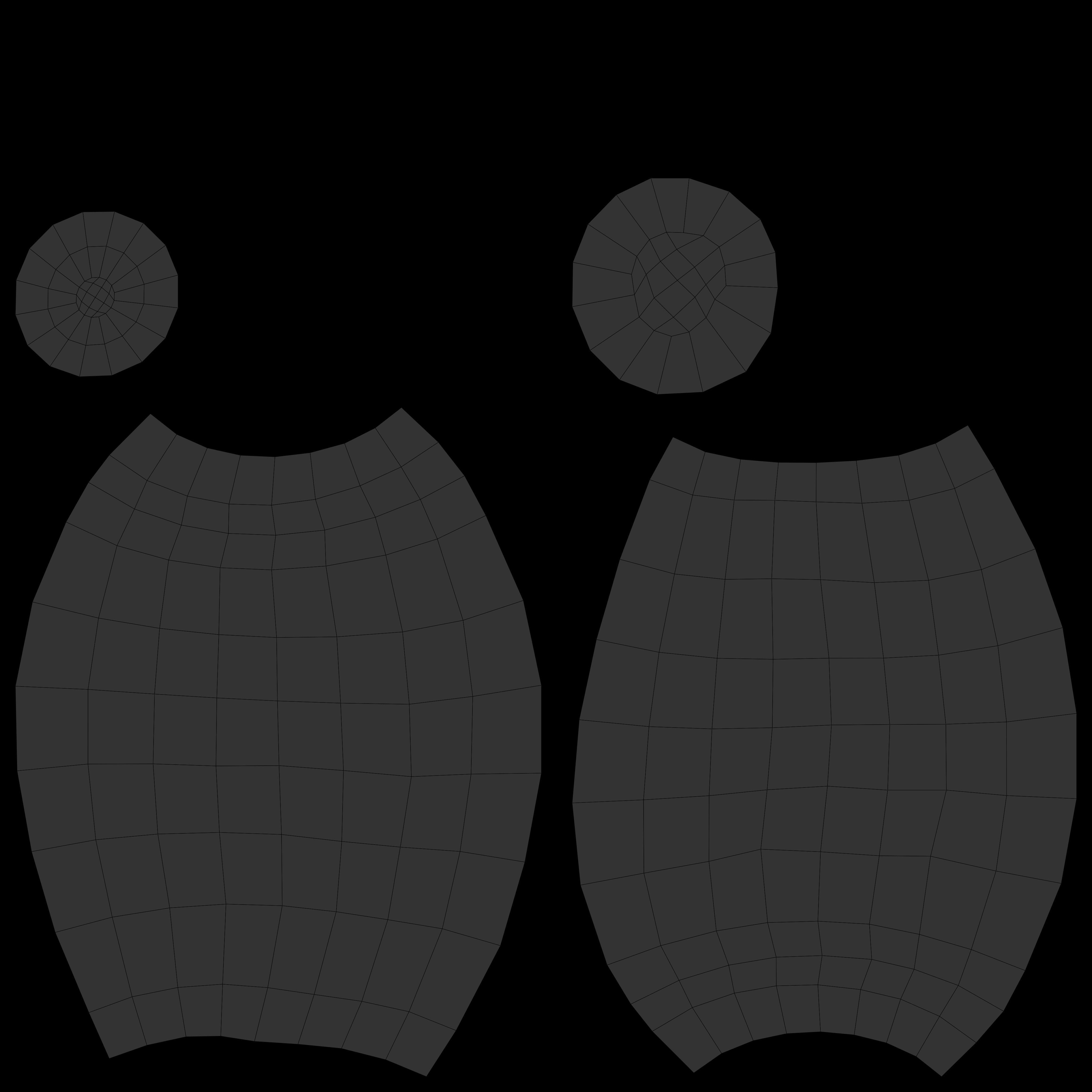 Prickly Pear Green Low-poly 3D model_4