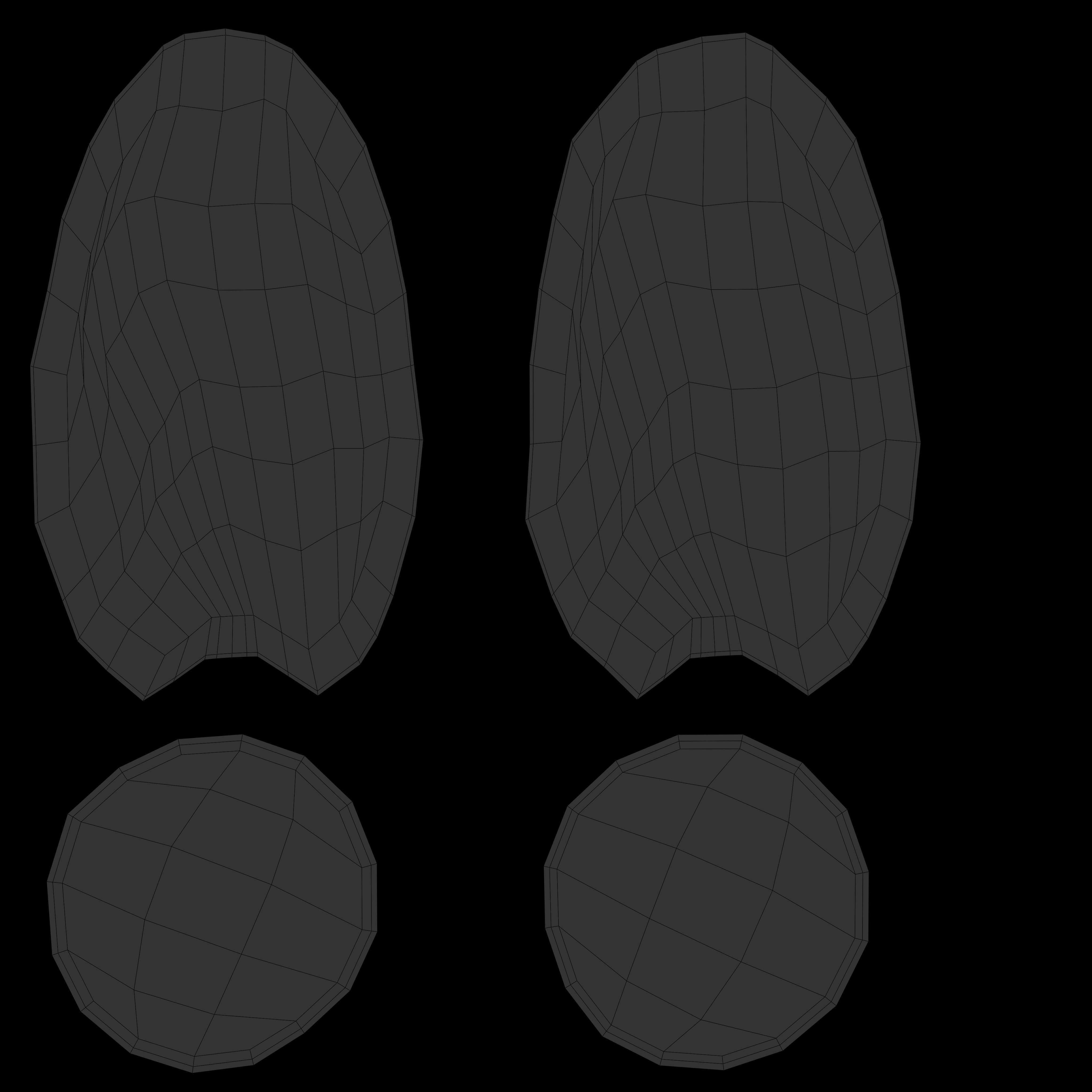 Prickly Pear Green Low-poly 3D model_5