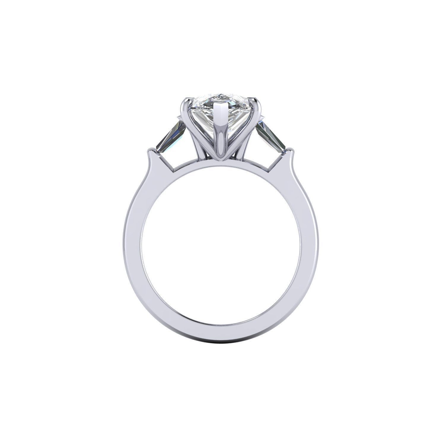 Pear Wedding Ring Version3 3D print model_3
