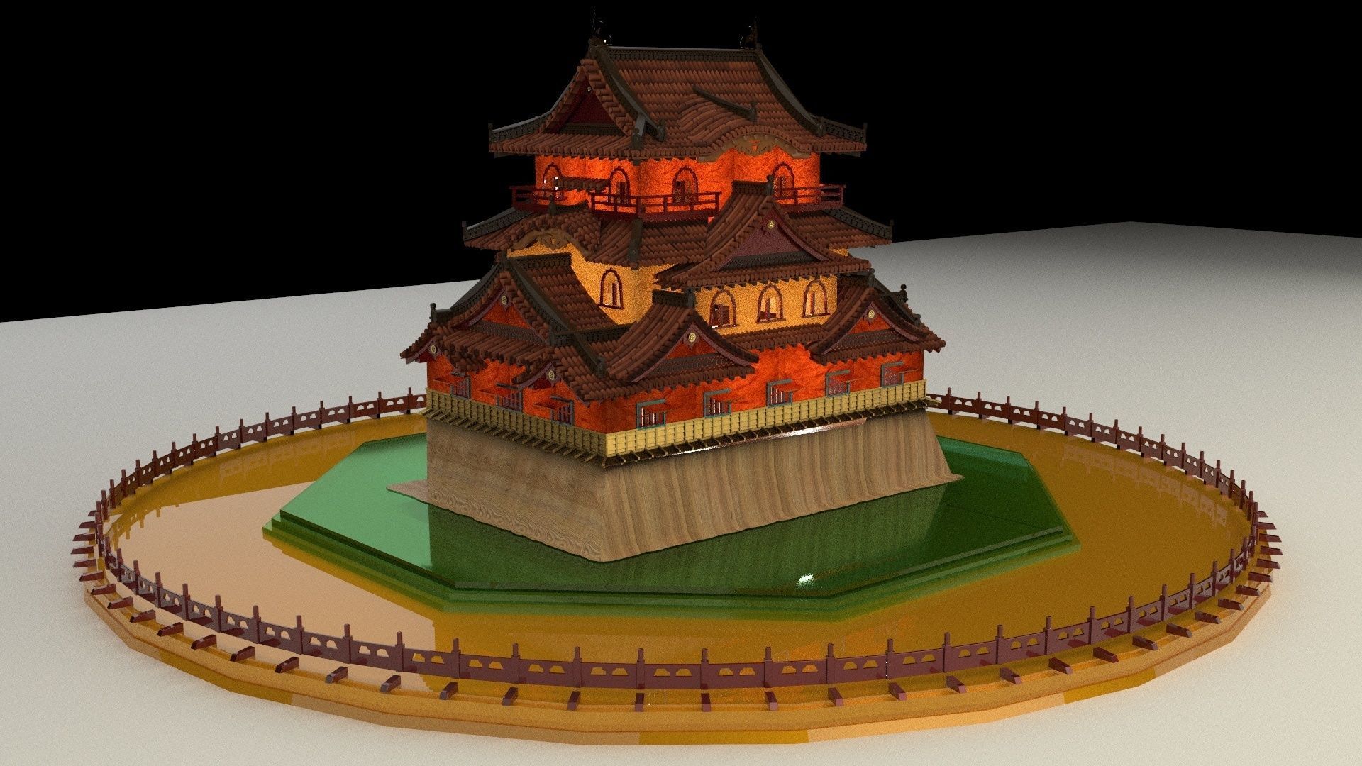 Chinese ancient  house   3D model_2