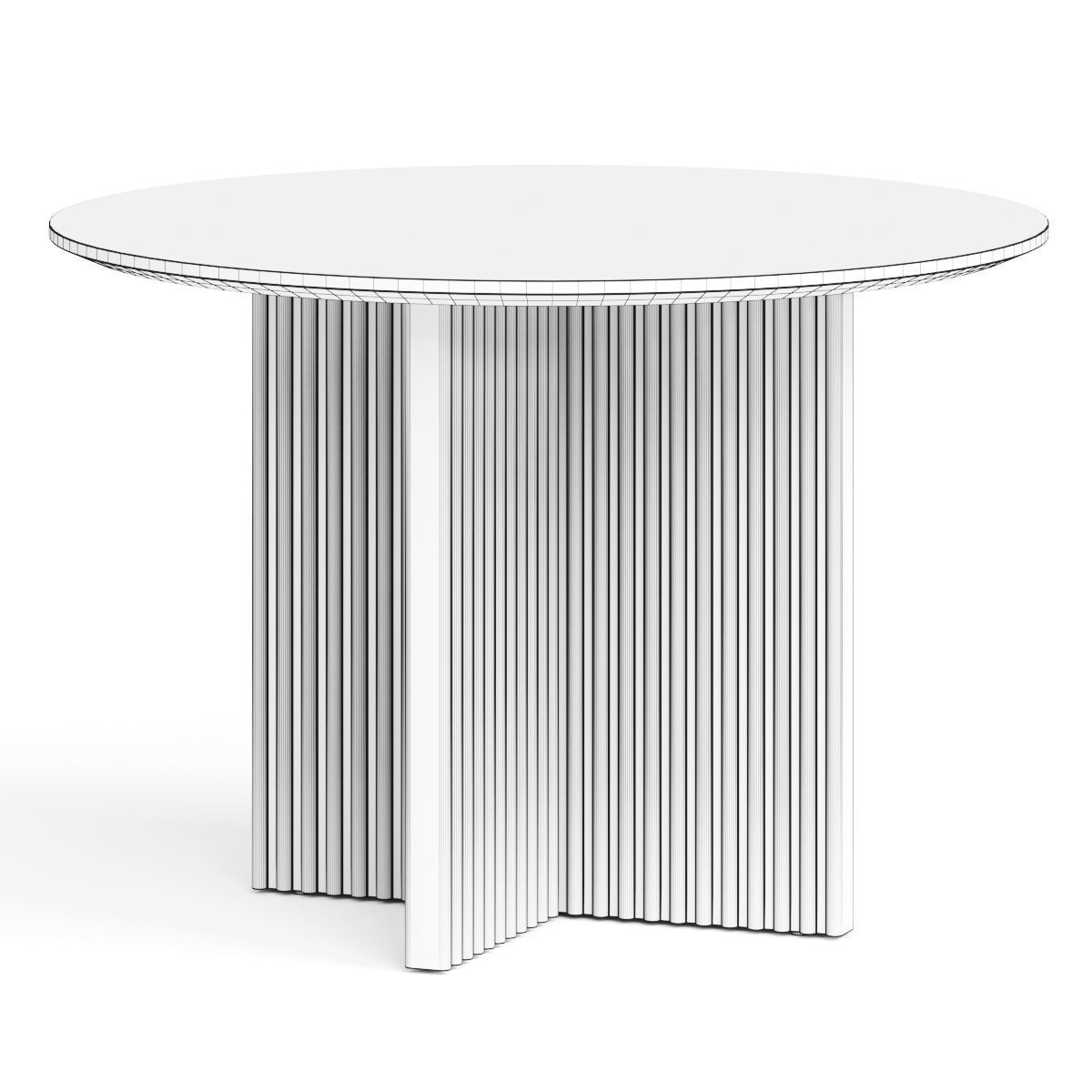 Lulu and Georgia Sekani Round Dining Table 3D model_1