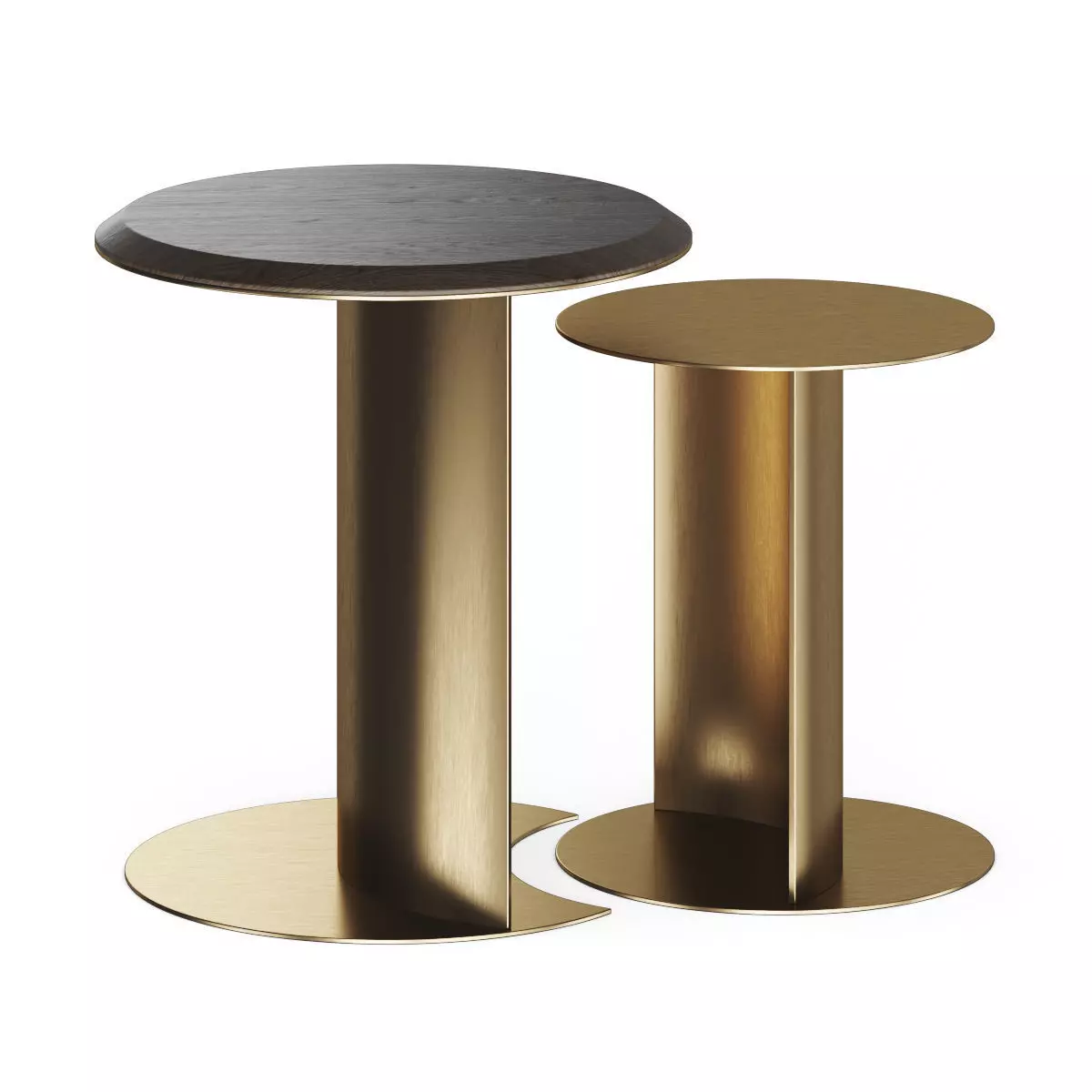 Gold Castle Alloy Coffee Table 3D model_0