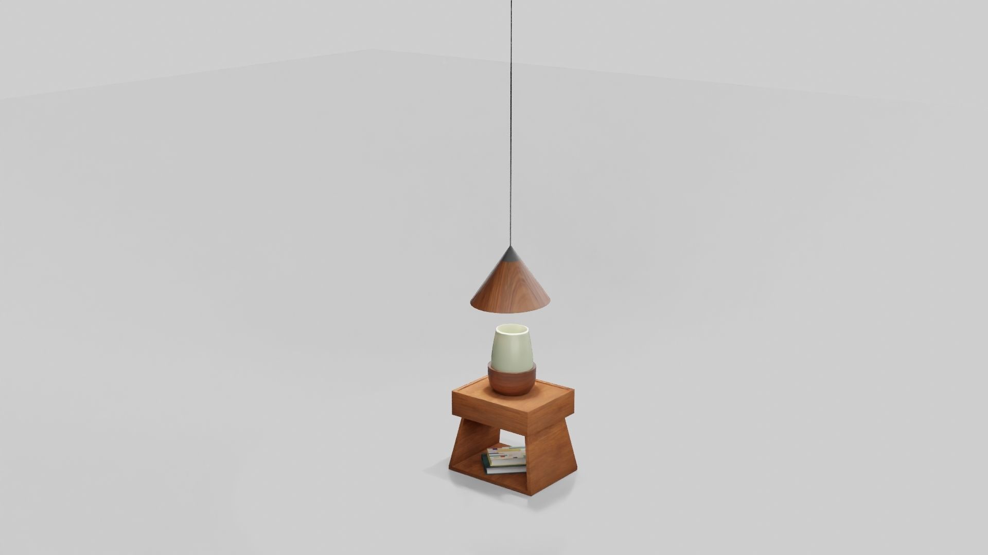 Bedside Table 3D model_1