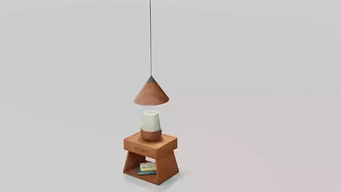 Bedside Table 3D model