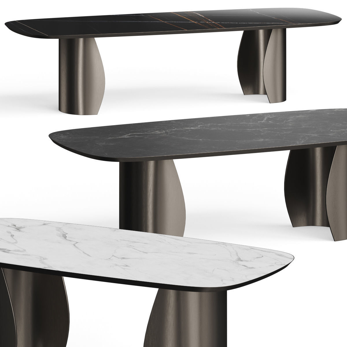 Reflex Petalo 72 Dining Table 3D model_1