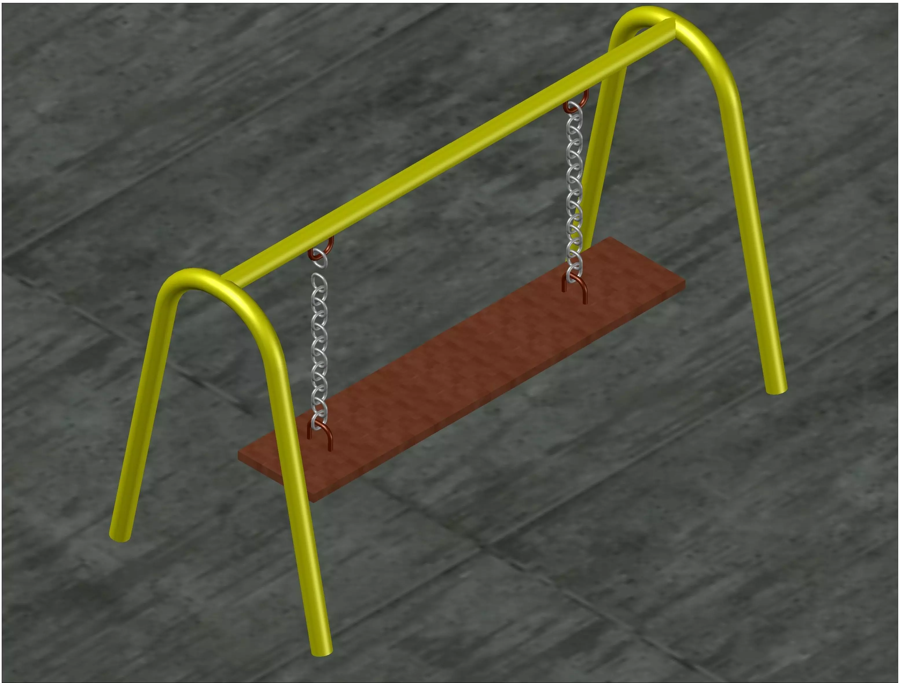 Garden swing 3D model