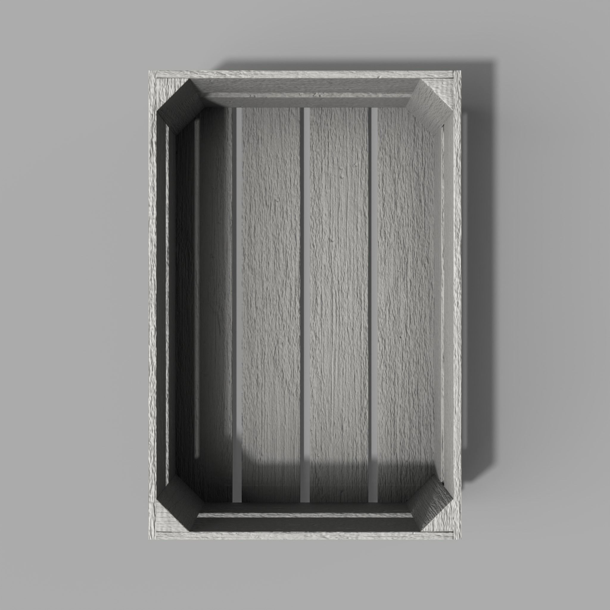 Wooden Boxes Pack Crate Old Low-poly 3D model_20