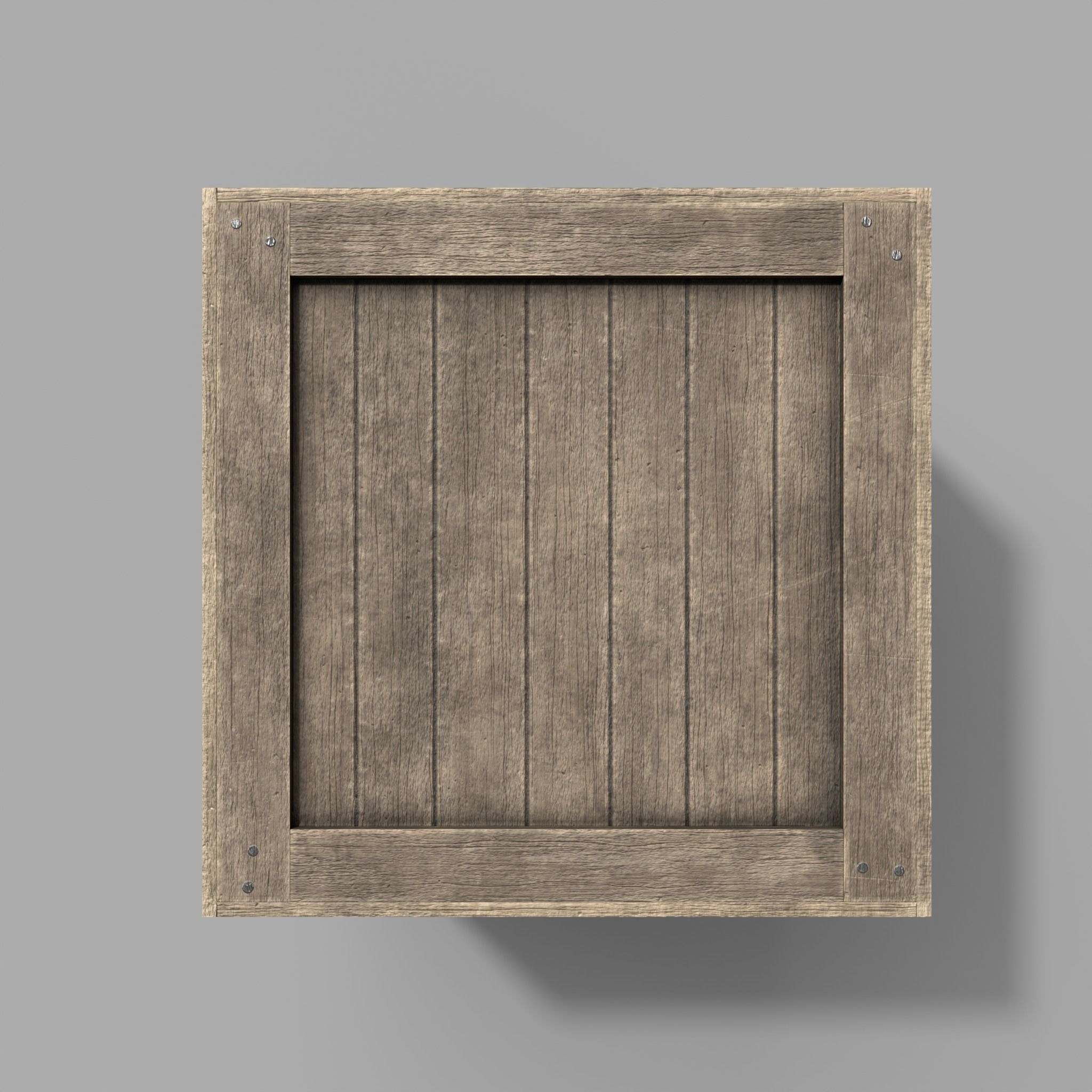 Wooden Boxes Pack Crate Old Low-poly 3D model_31