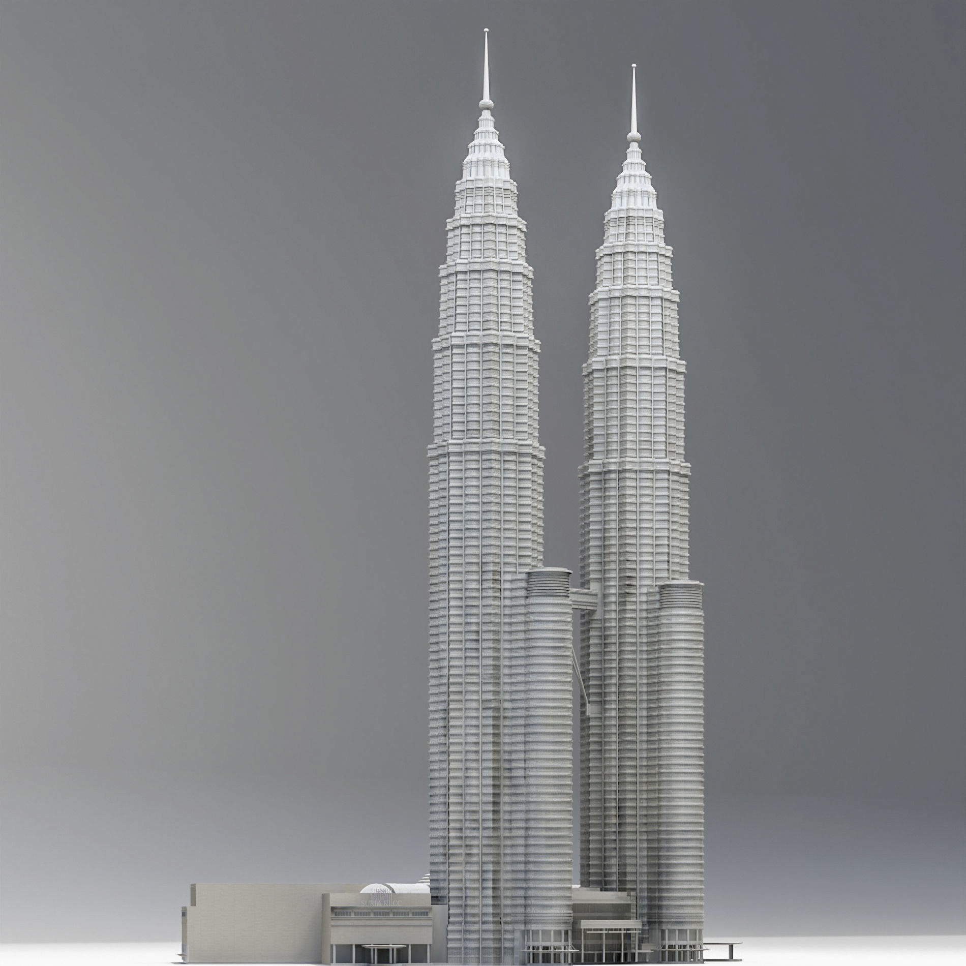 Petronas Towers 3D model 3D model_2