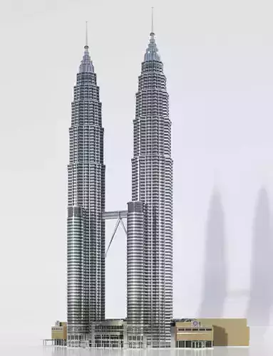 Petronas Towers 3D model 3D model
