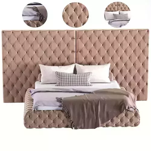 Meridiani bed tuyo Free 3D model