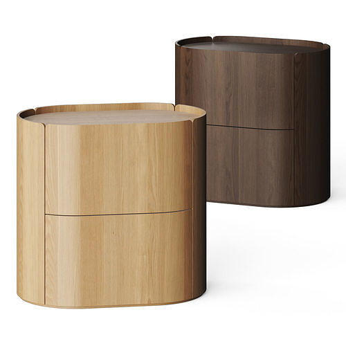 Lulu and Georgia Raphael Nightstand Bedside Table 3D model