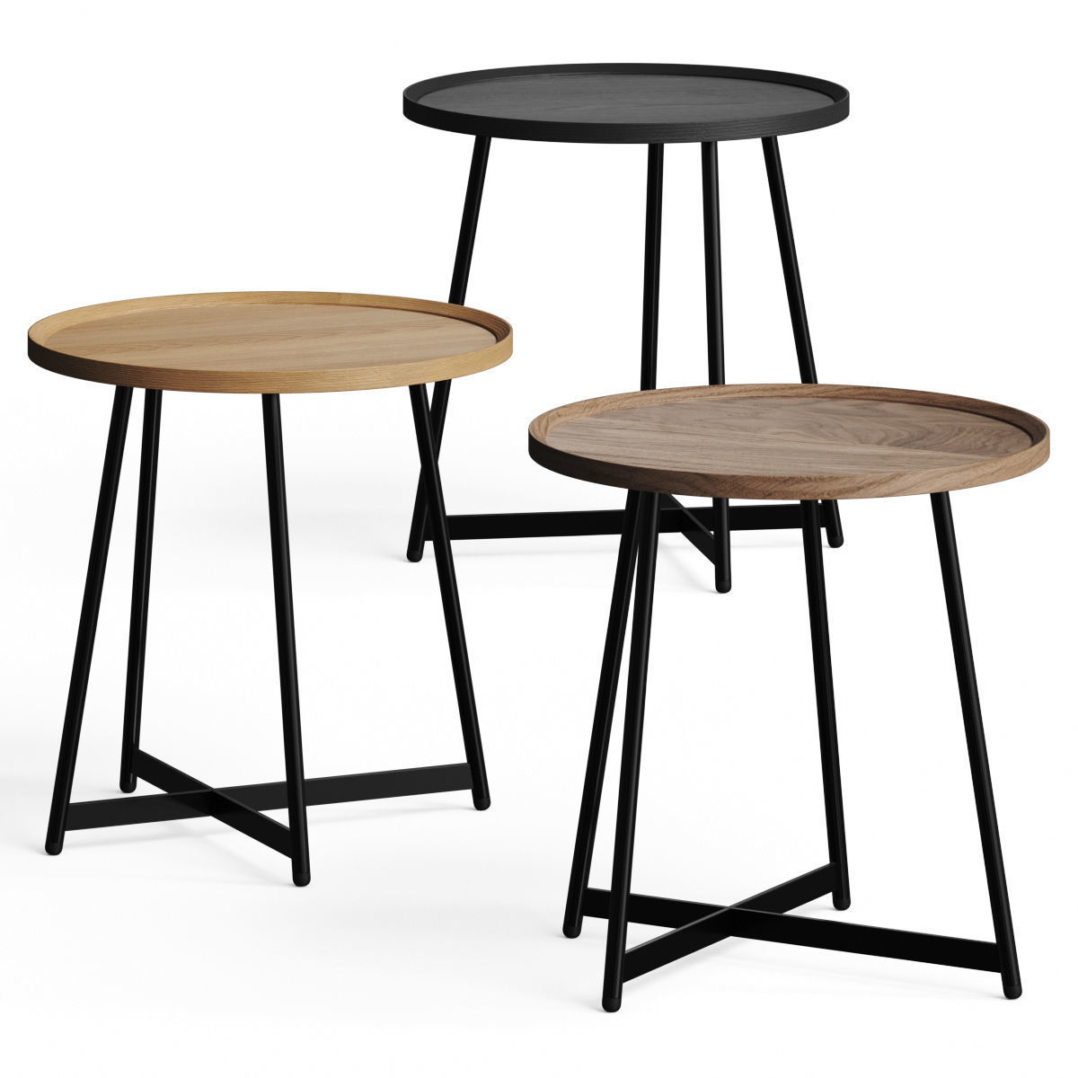 Lulu and Georgia Gweneth Round Side Table 3D model_1