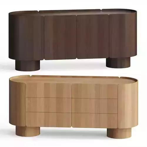 Lulu and Georgia Raphael Dresser Sideboard Table 3D model