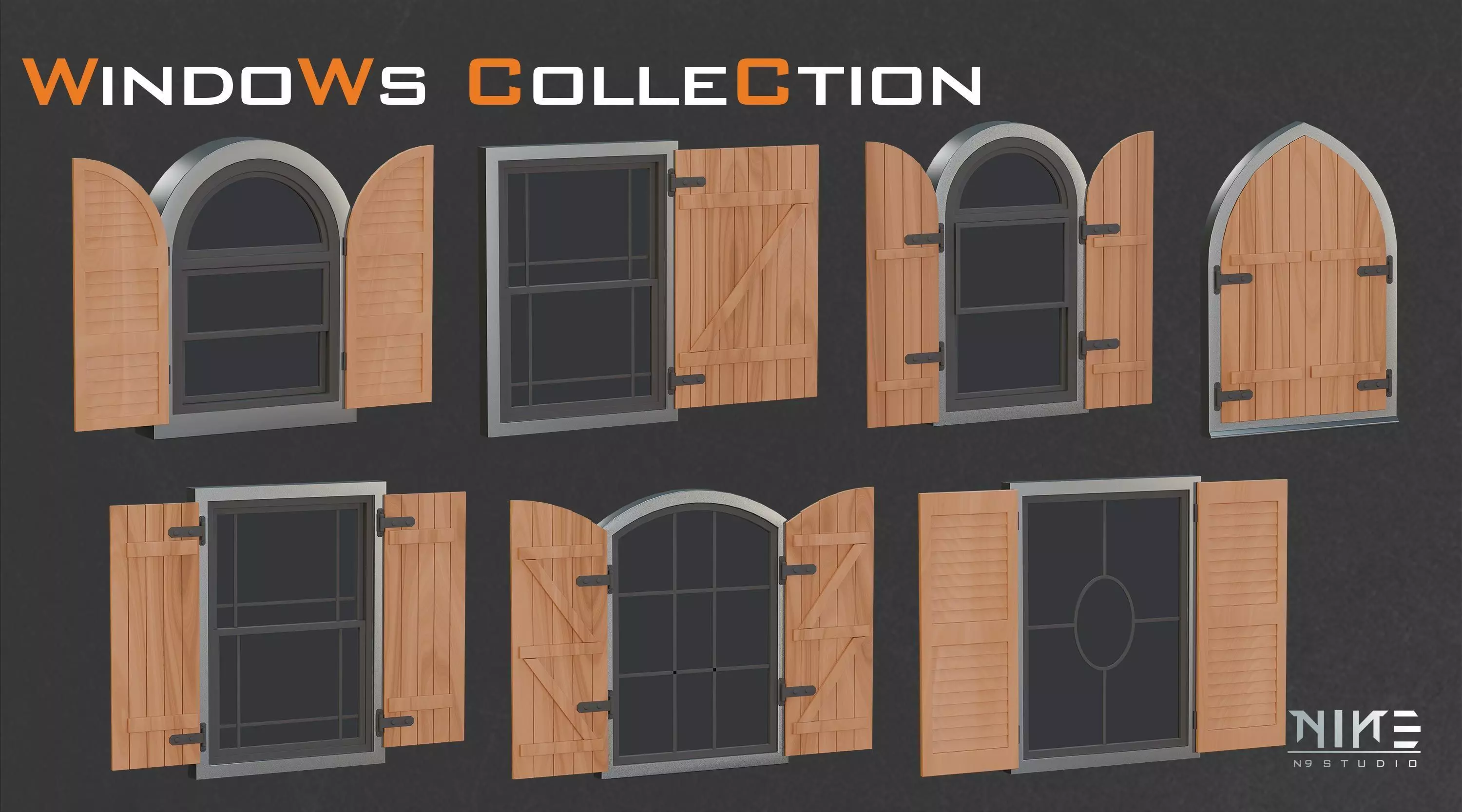 Windows Collection 3D model_9